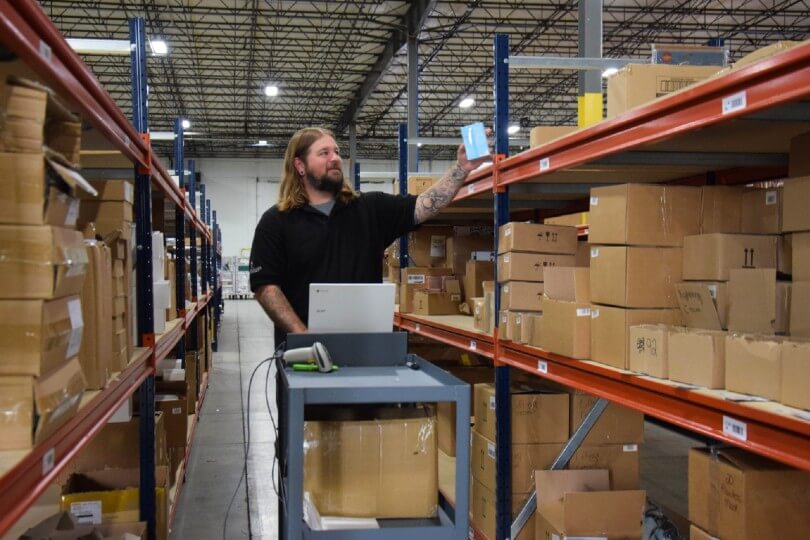 Joe, our US fulfilment centre manager