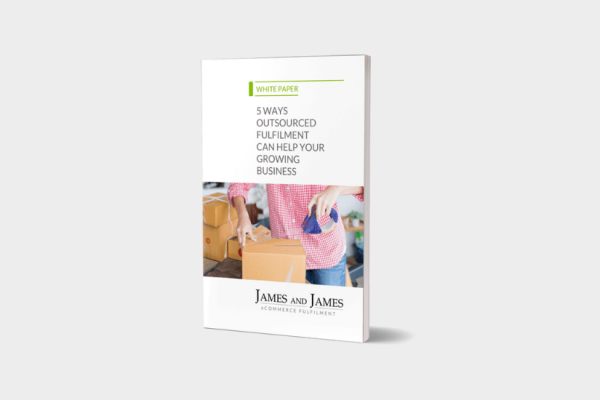 The cover of the white paper 5 Ways Outsourced Fulfilment Can Help Your Growing Business