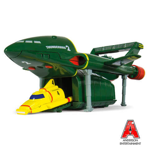 A Thunderbirds toy from Anderson Entertainment, fulfilled by James and James