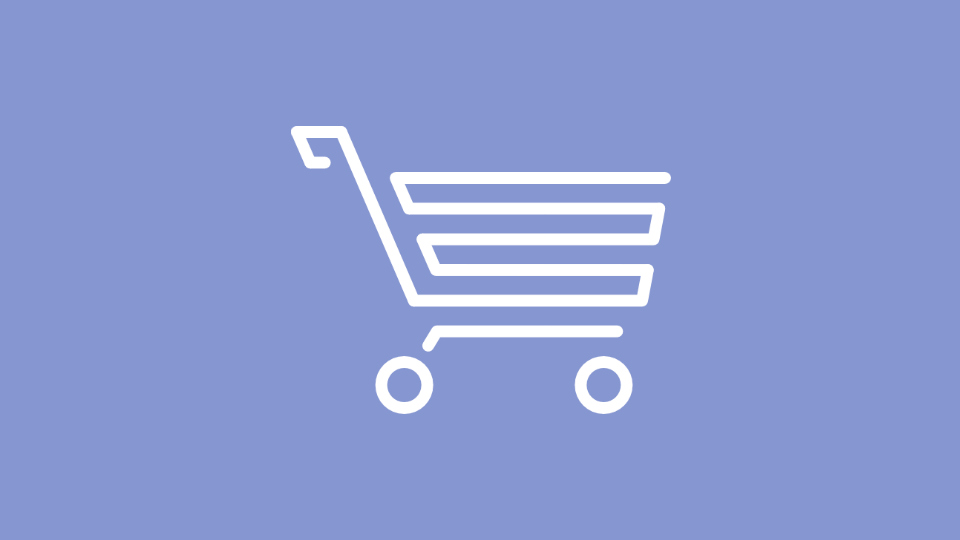 An icon of a shopping cart: a metaphor for eCommerce platforms