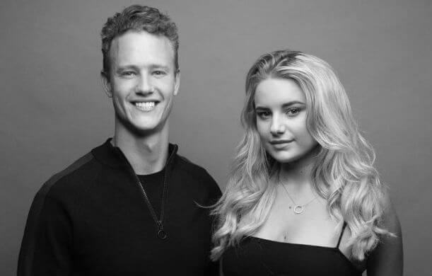 Jack Thompson and Millie Watson, Co-founders of MEMI makeup