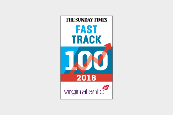 The 22nd annual Sunday Times Virgin Atlantic Fast Track 100 logo