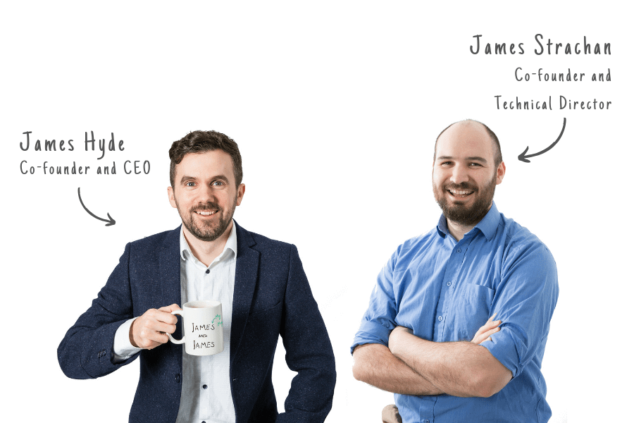 James Hyde and James Strachen the founders of our order fulfilment company