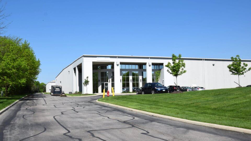 James and James's fulfilment centre USA in Columbus, Ohio