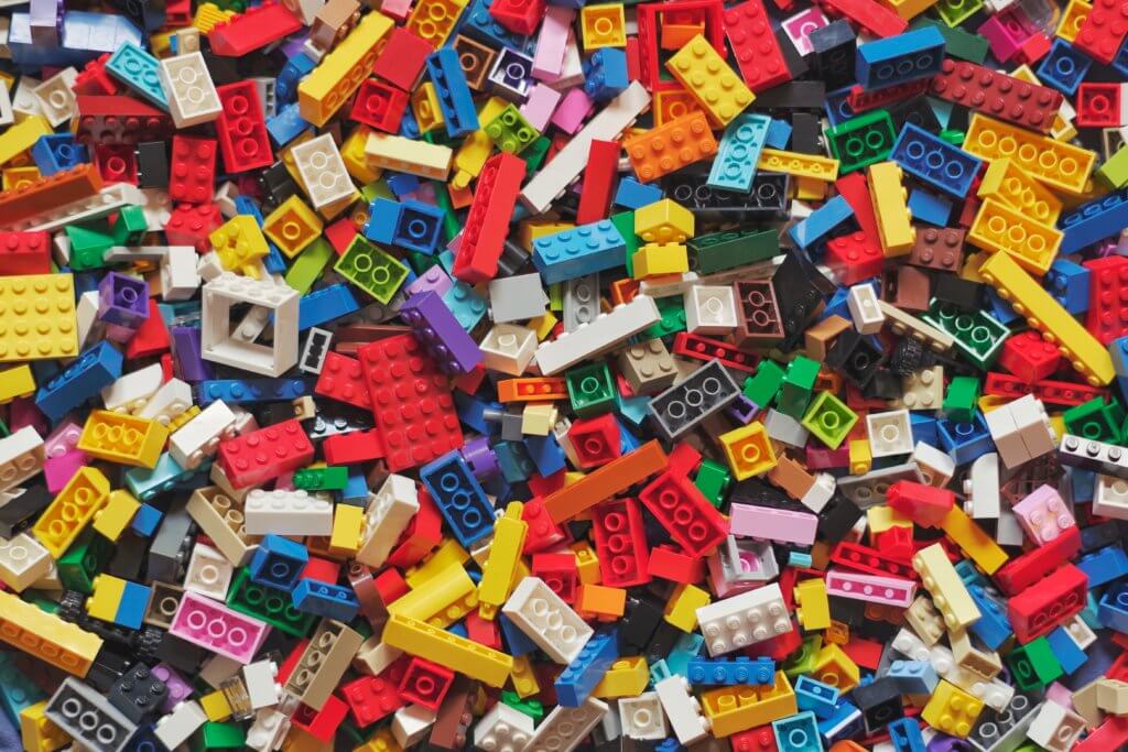 Toys and games fulfillment 1 A photo of Lego bricks scattered on the floor