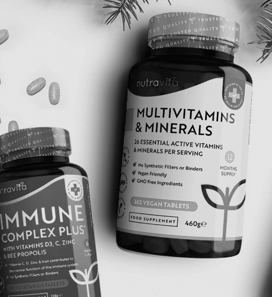 Nutravita multivitamins product bottle display shot