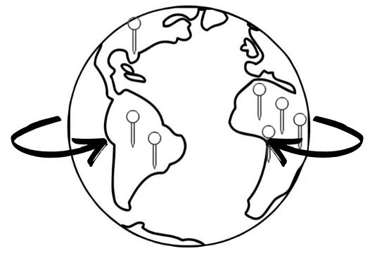 An illustration of the globe