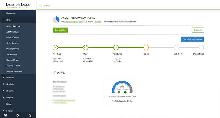 ControlPort software screenshot