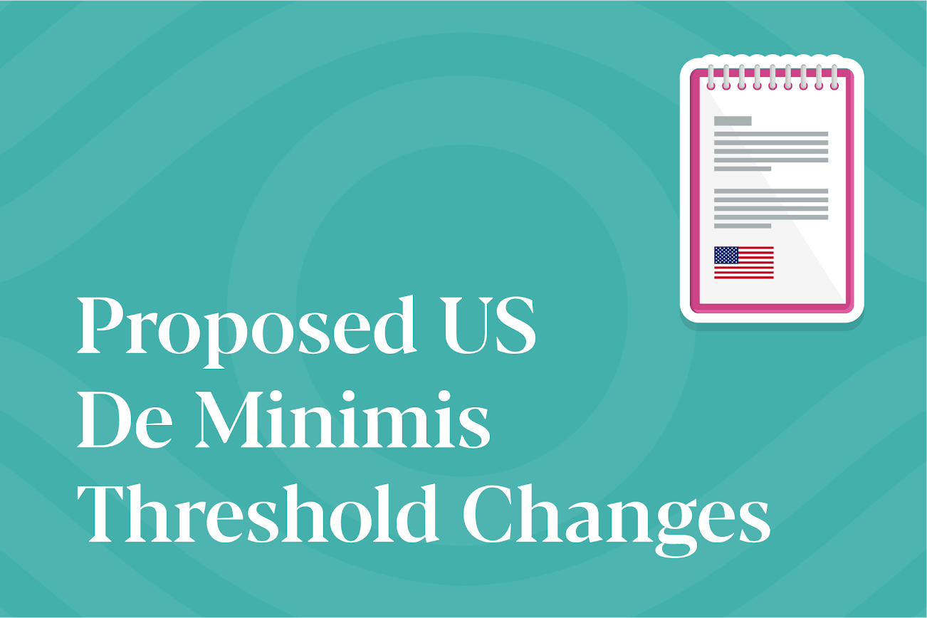 How the Proposed US De Minimis Threshold Changes Could Impact You J&J USA