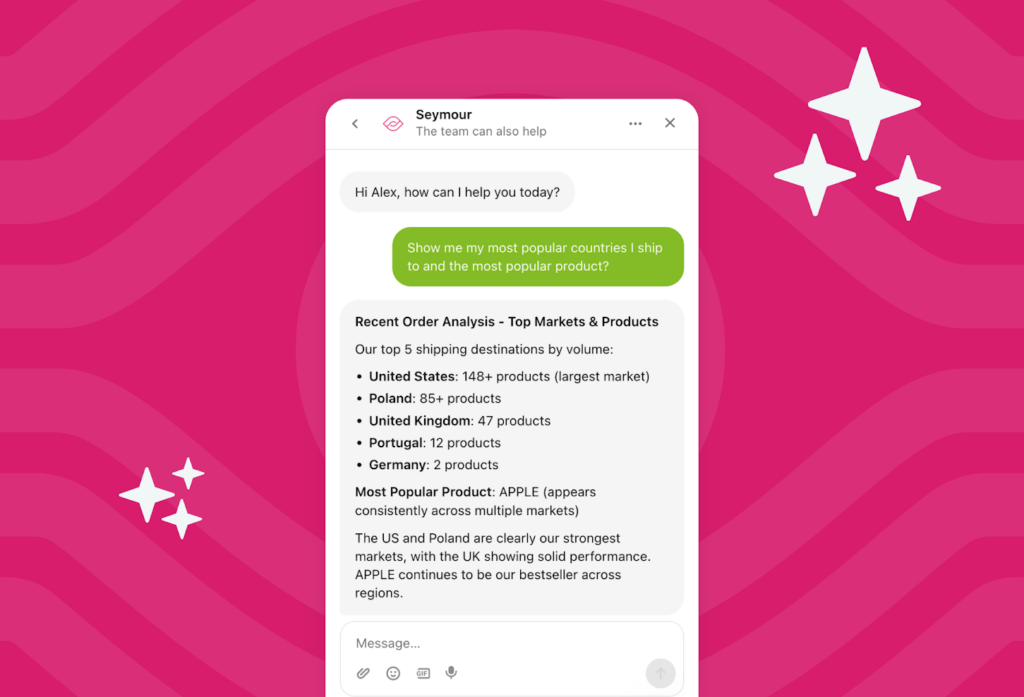 Meet Seymour: Your AI Fulfilment Assistant